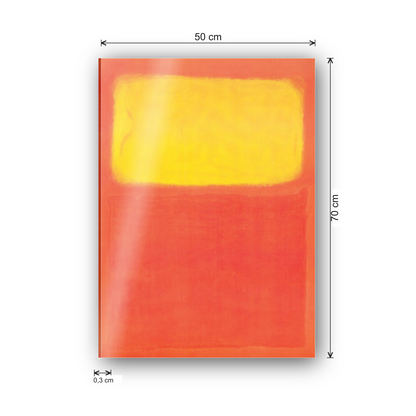Homage to Rothko - Orange And Yellow cm 50x70 - misure