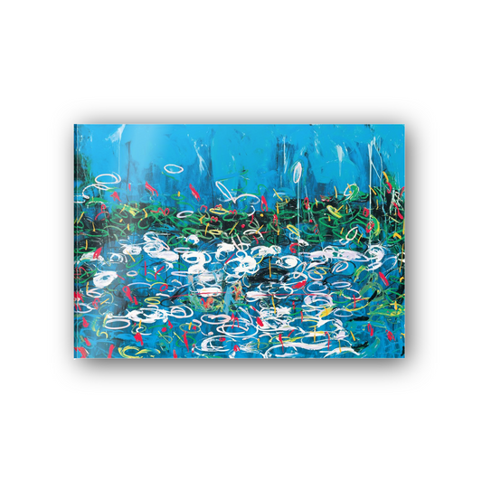 Homage to Schifano - French Canvas, 1988 cm 70x50
