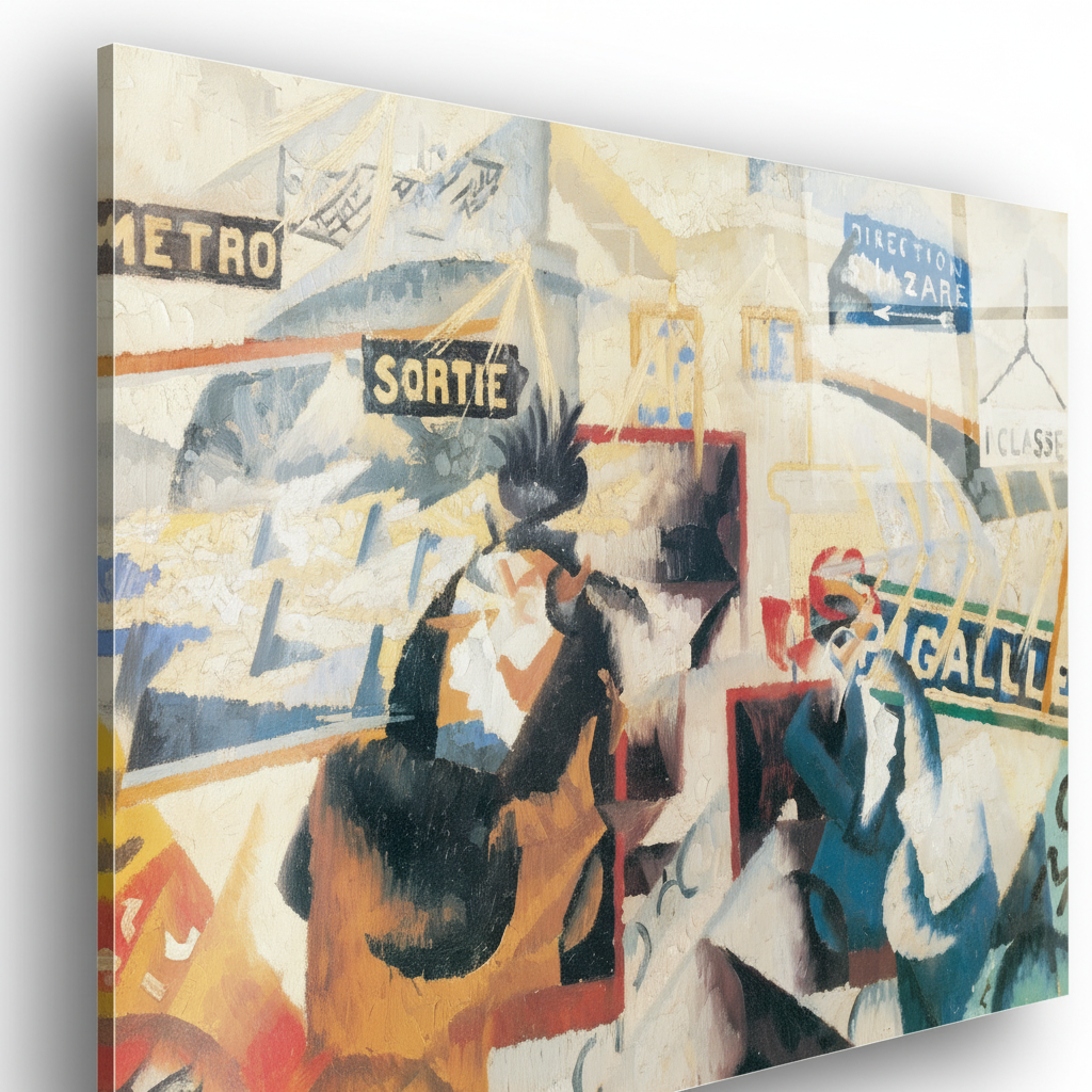Homage to Severini - North South, 1912 - cm 70x50 - Pannello Acrilico