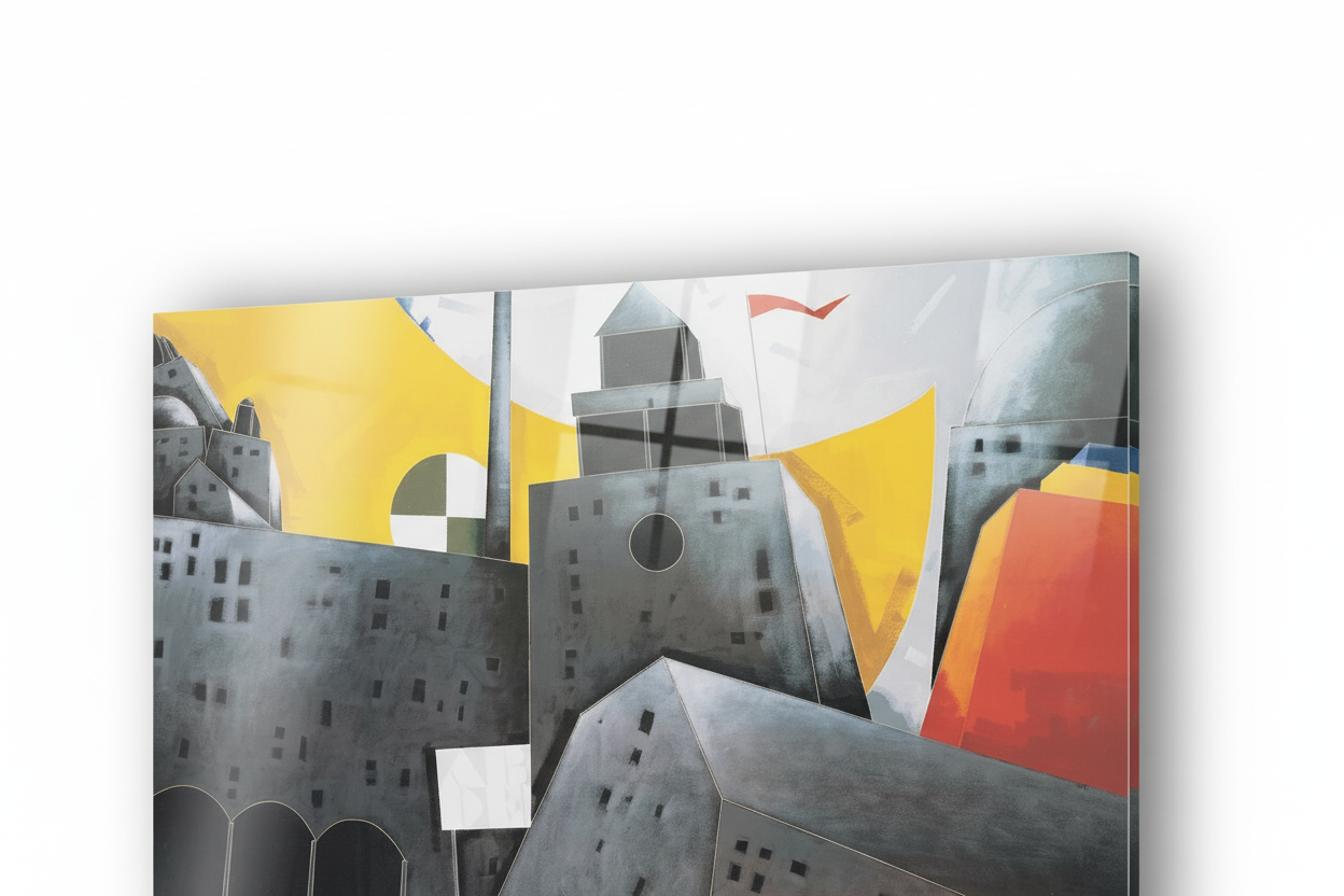 Homage to Tadini - Italian city - cm 70x50 - Pannello Acrilico