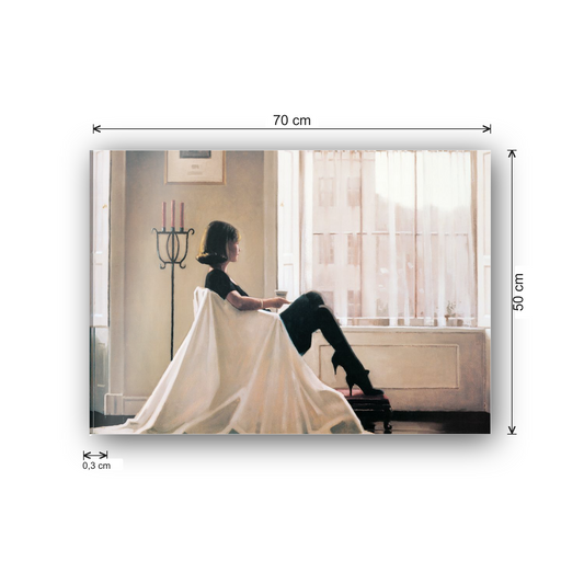 Homage to Vettriano - In Thoughts Of You cm 70x50 - misure