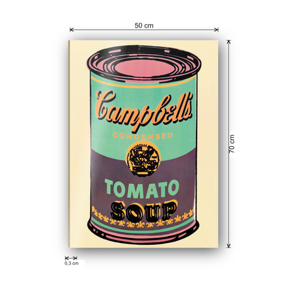 Homage to Warhol - Campbell's Soup Can, 1965 cm 50x70 - misure