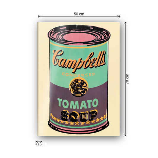Homage to Warhol - Campbell's Soup Can, 1965 cm 50x70 - misure