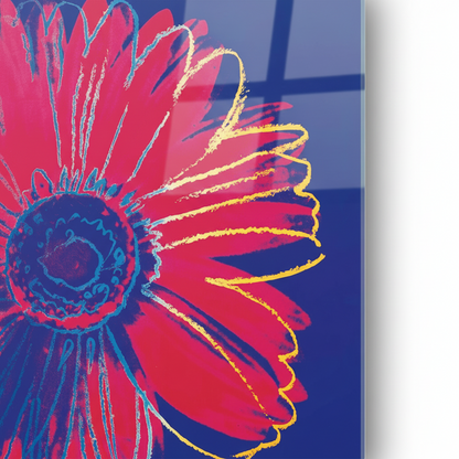 Homage to Warhol - Daisy, C.1982 - cm 50x50 - Pannello Acrilico