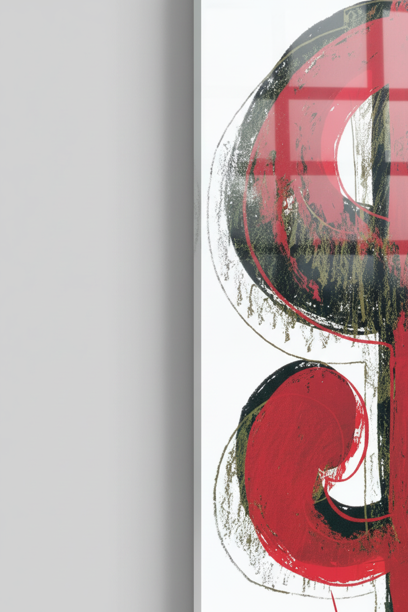 Homage to Warhol - Dollar Sign, 1981 - cm 50x70 - Pannello Acrilico