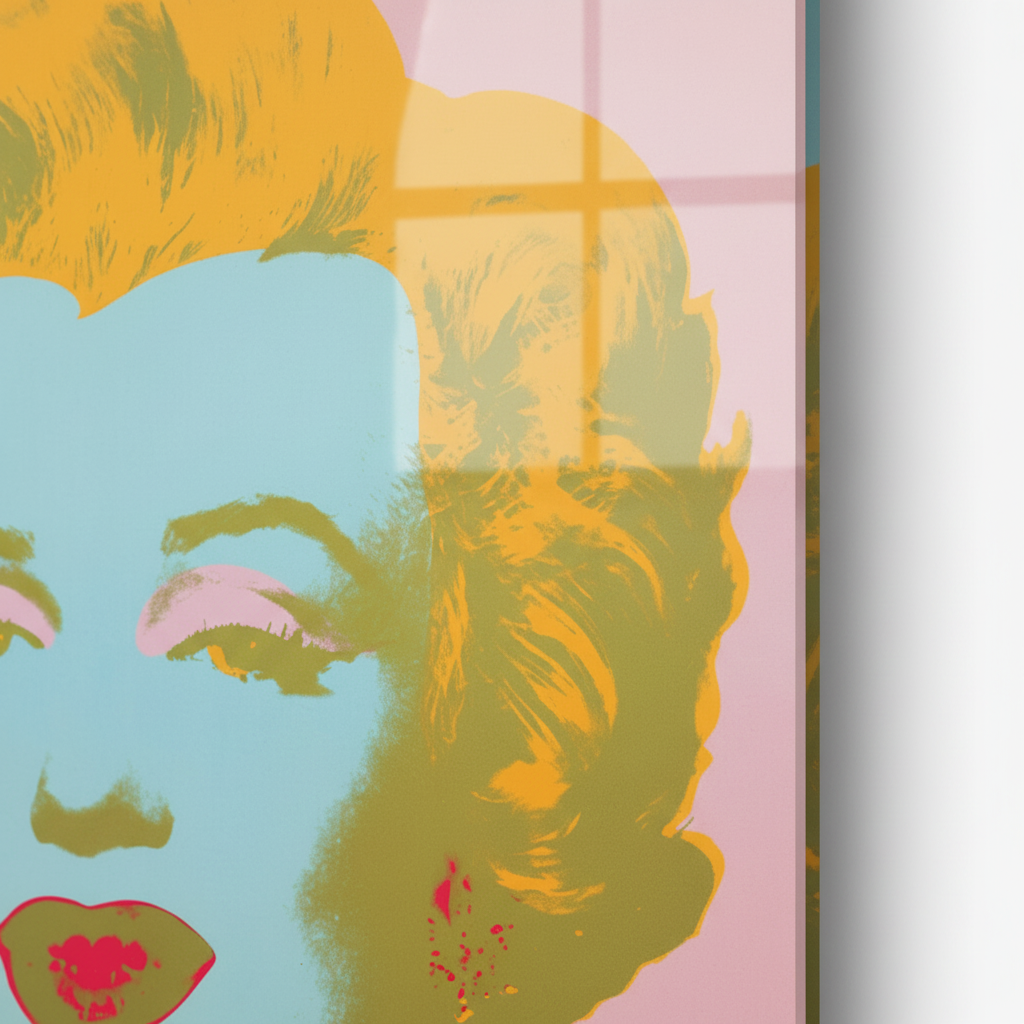 Homage to Warhol - Marilyn Monroe - cm 50x50 - Pannello Acrilico