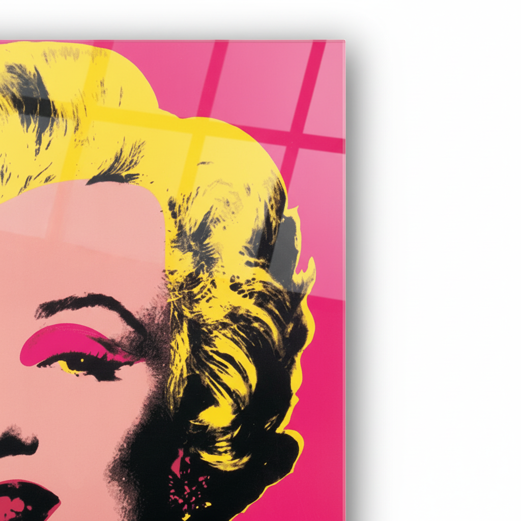 Homage to Warhol - Marilyn Monroe - cm 50x50 - Pannello Acrilico