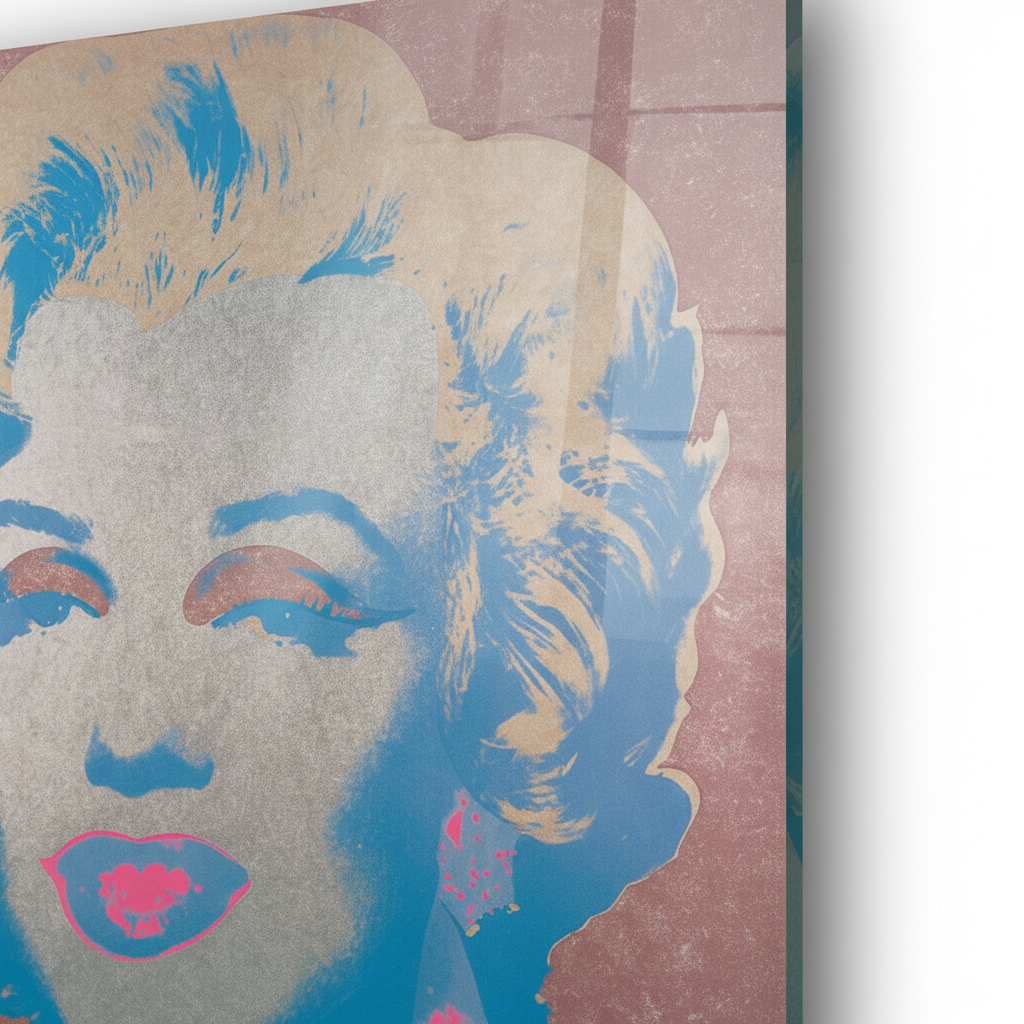 Homage to Warhol - Marilyn Monroe - cm 50x50 - Pannello Acrilico