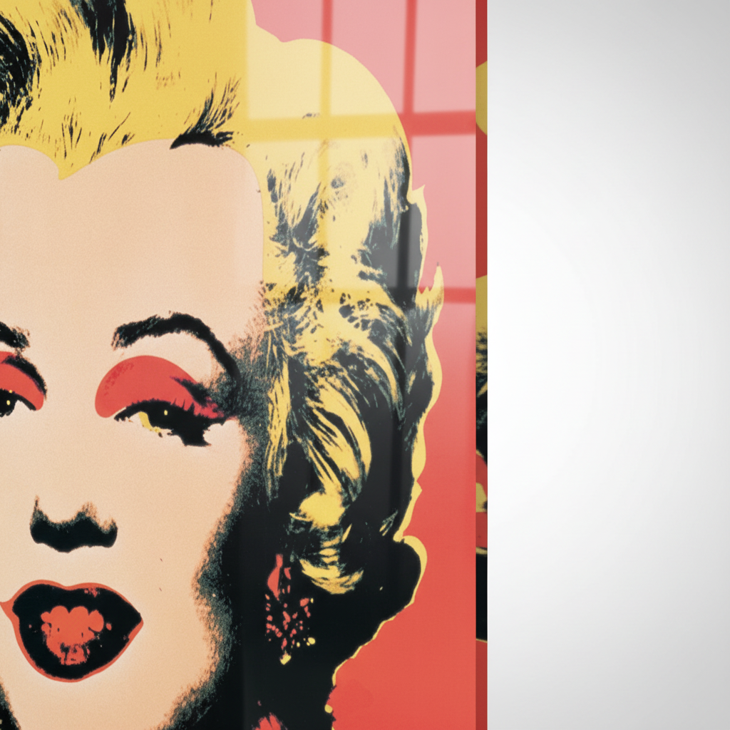 Homage to Warhol - Marilyn, 1967 - cm 50x50 - Pannello Acrilico