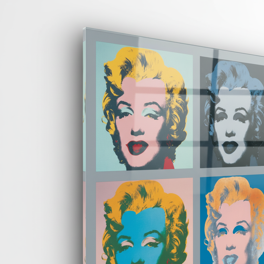 Homage to Warhol - Marilyns 1967 - cm 50x50 - Pannello Acrilico