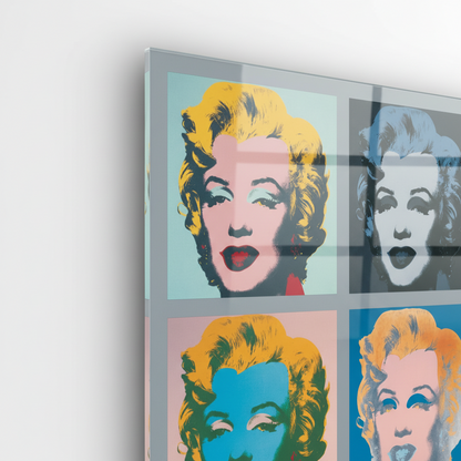 Homage to Warhol - Marilyns 1967 - cm 50x50 - Pannello Acrilico