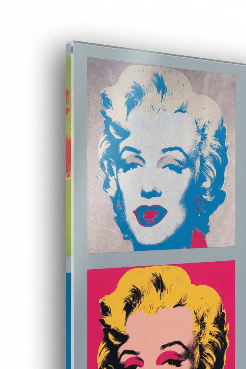 Homage to Warhol - Marilyns 1967 - cm 50x50 - Pannello Acrilico