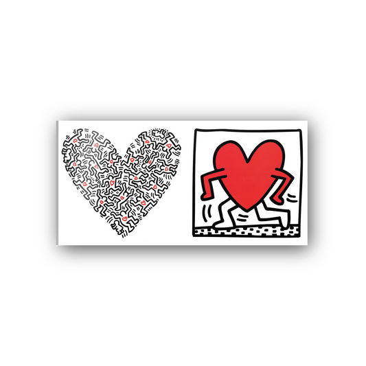 Homage to Haring - Untitled cm 100x50