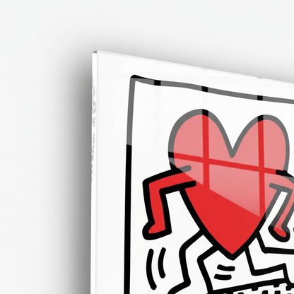 Homage to Haring - Untitled - cm 100x50 - Pannello Acrilico