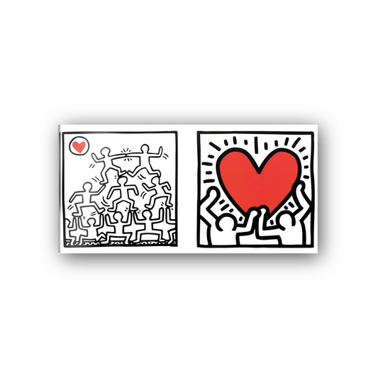 Homage to Haring - Untitled cm 100x50