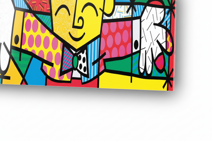 Pop hug - cm 100x50 - Pannello Acrilico