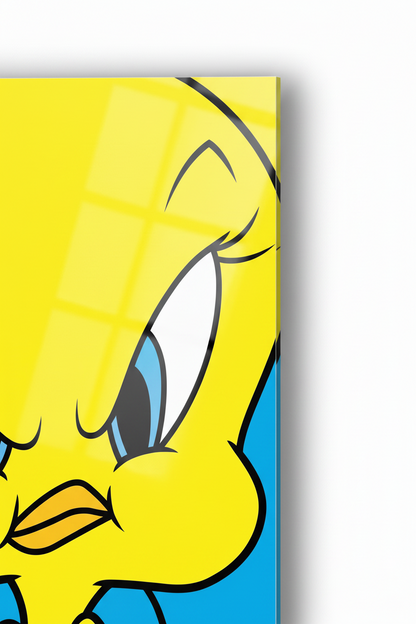 Homage to Tweety - cm 50x70 - Pannello Acrilico