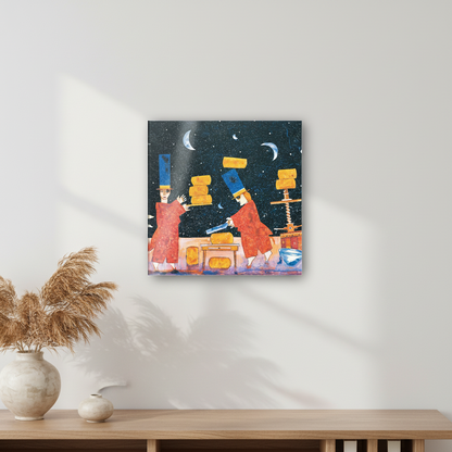 Homage to Musante - The Cheesemaker - cm 50x50 - Pannello Acrilico