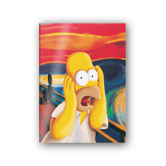 Homer the scream cm 50x70