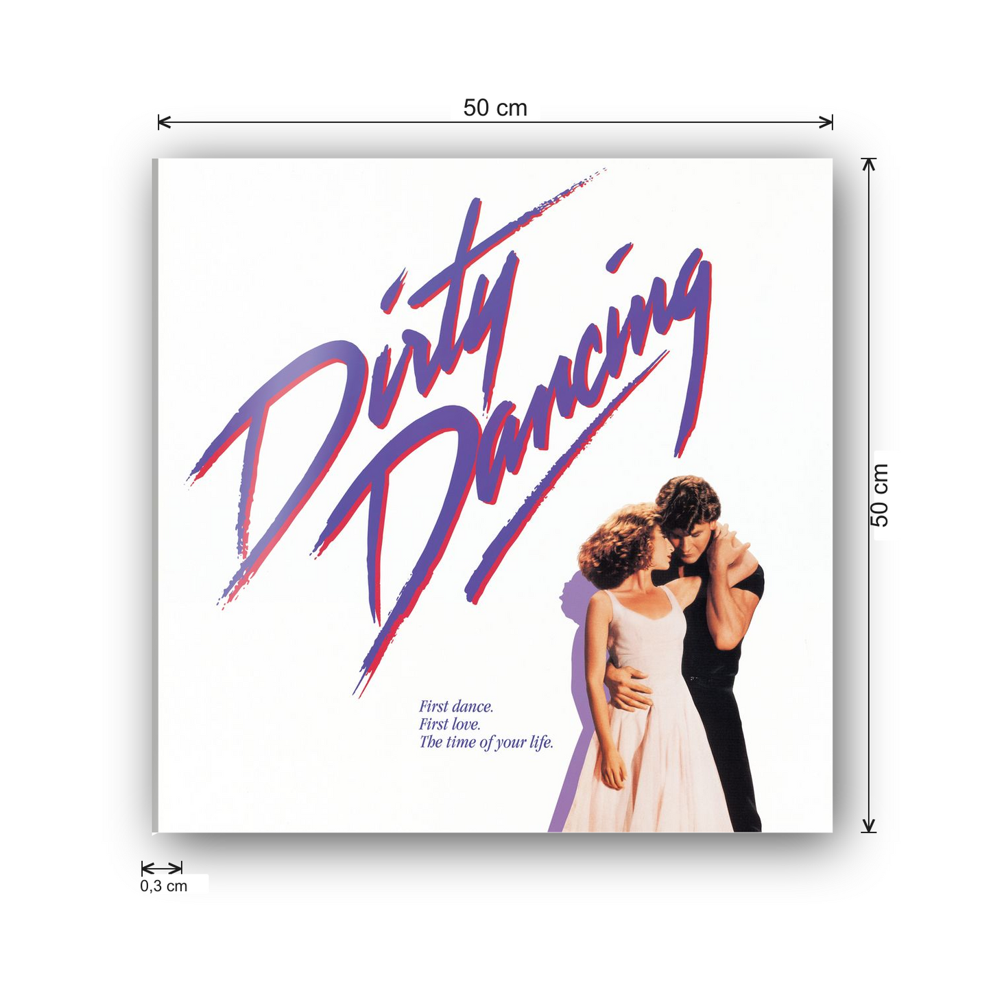 Homage to Dirty Dancing cm 50x50 - misure