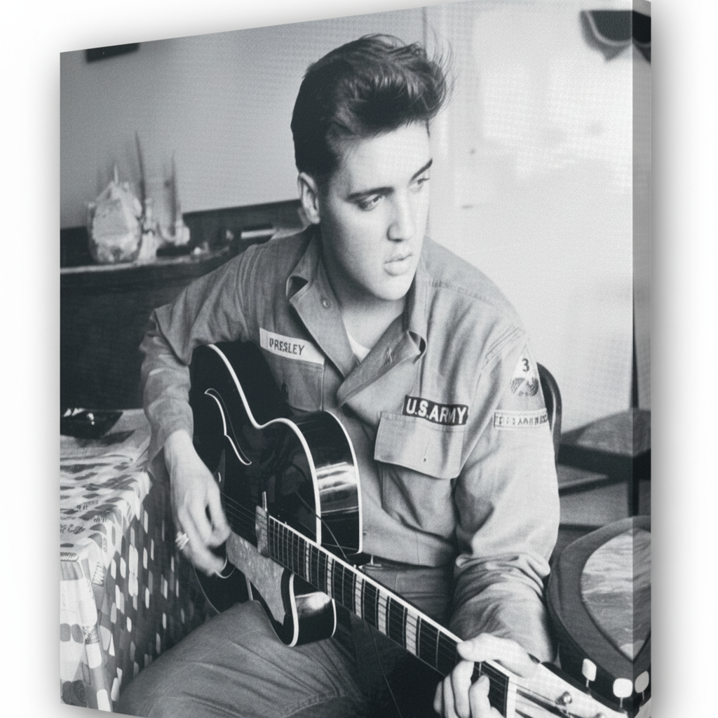 Elvis Presley - cm 50x50 - Pannello Acrilico
