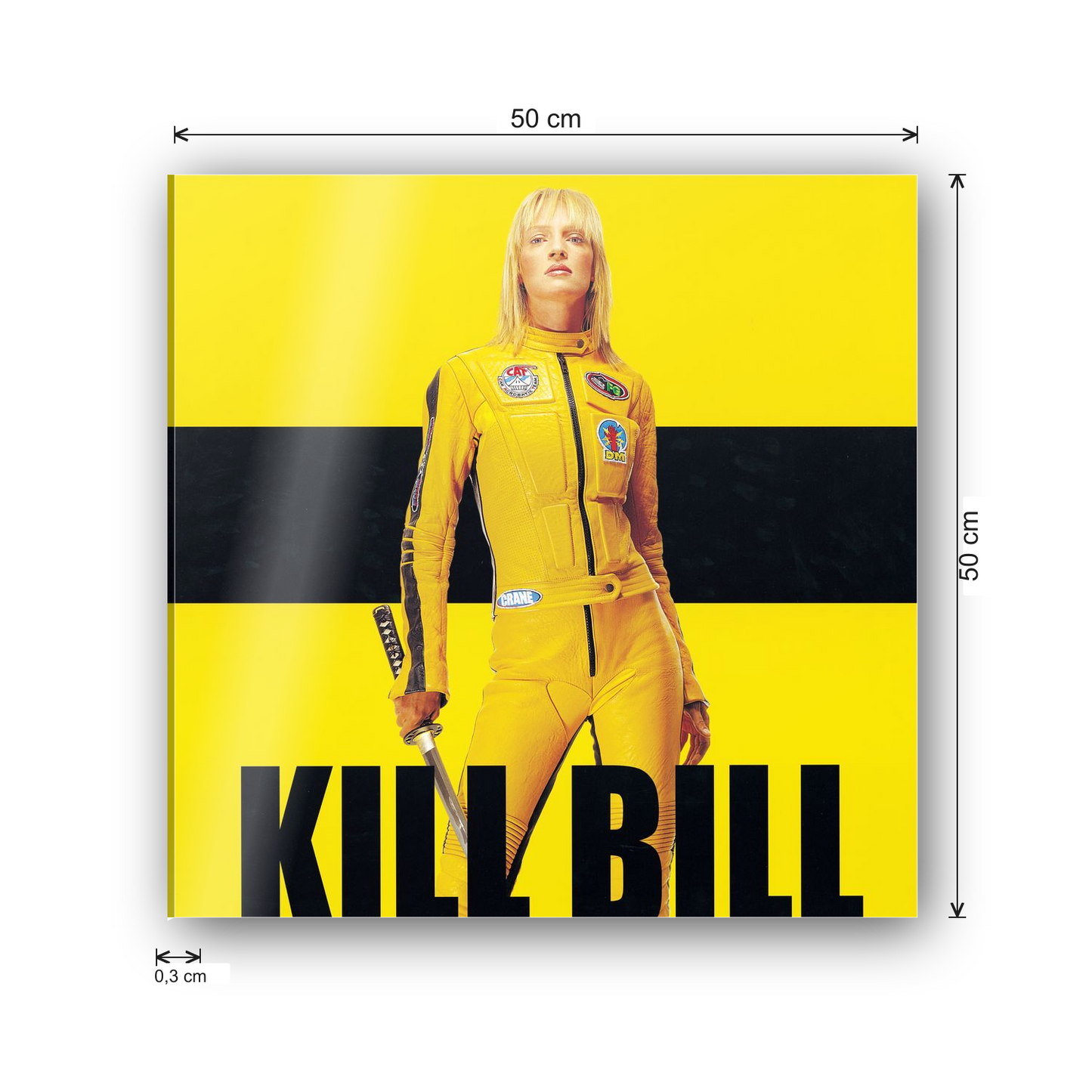 Homage to Kill Bill cm 50x50 - misure