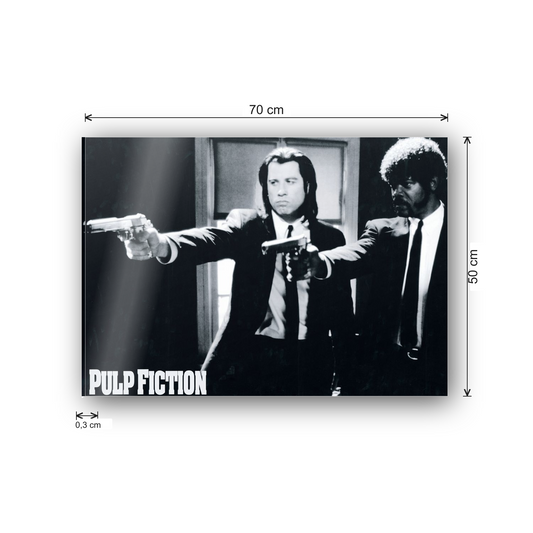 Homage to Pulp Fiction cm 70x50 - misure