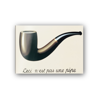 Homage to Magritte - La Trahison Des Images cm 70x50