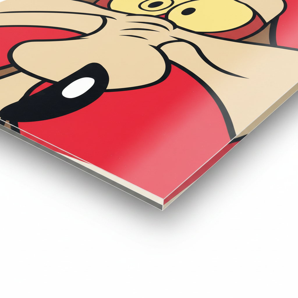 Homage to Wile E. Coyote - cm 50x70 - Pannello Acrilico