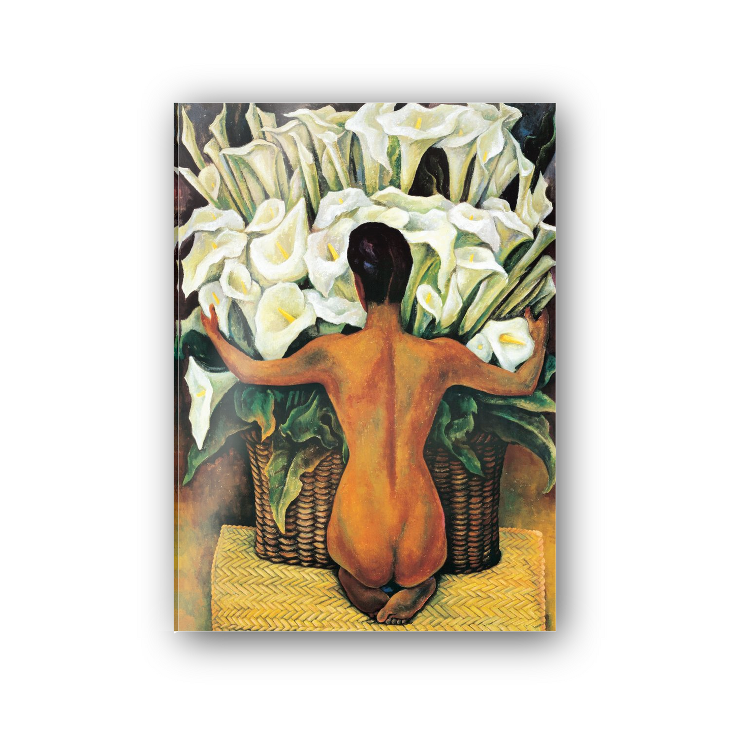 Homage to Rivera - Nude With Calla Lilies cm 50x70