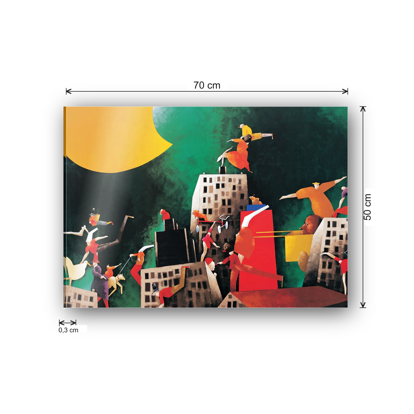 Homage to Tadini - Fairy tale cm 70x50 - misure