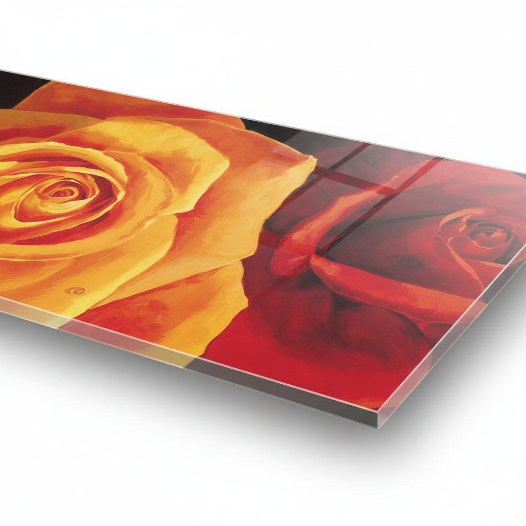 Roses - cm 100x50 - Pannello Acrilico
