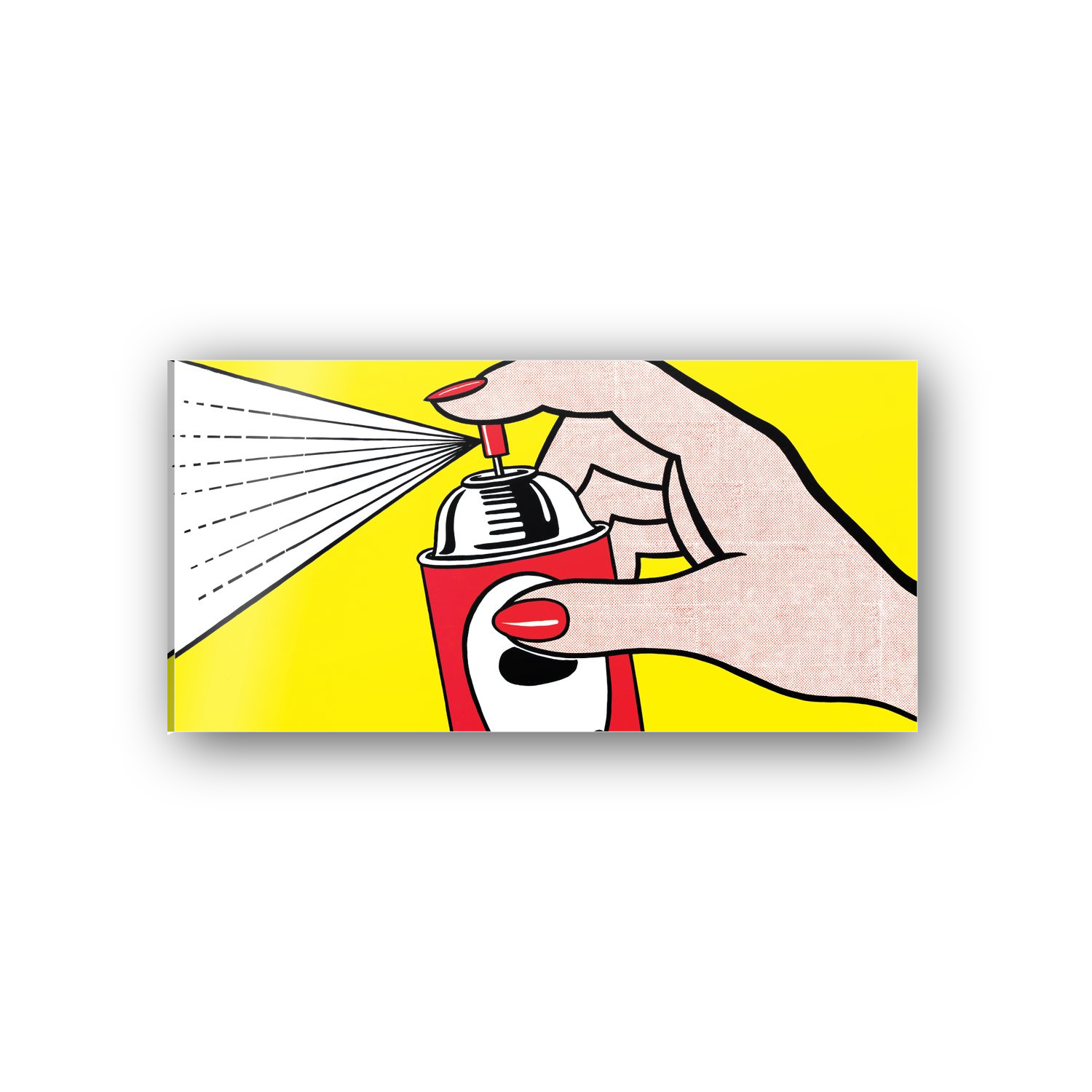 Homage to Lichtenstein - Spray,1962 cm 100x50