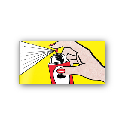 Homage to Lichtenstein - Spray,1962 cm 100x50