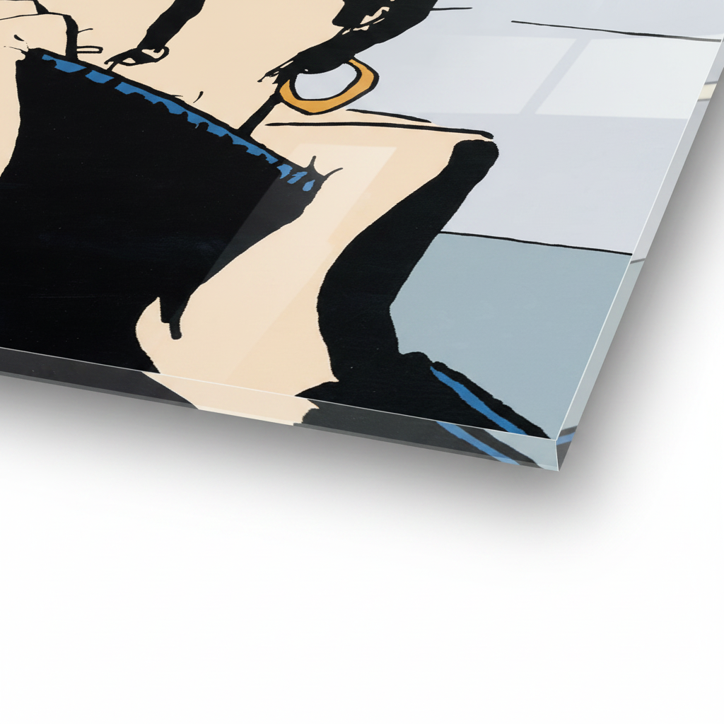 Homage to Corto Maltese - Dior - cm 50x50 - Pannello Acrilico