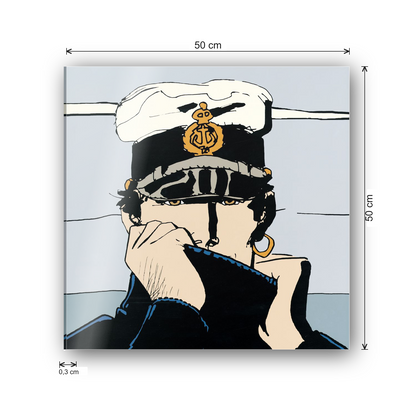 Homage to Corto Maltese - Dior cm 50x50 - misure