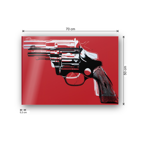 Homage to Warhol - Guns, 81-82 cm 70x50 - misure