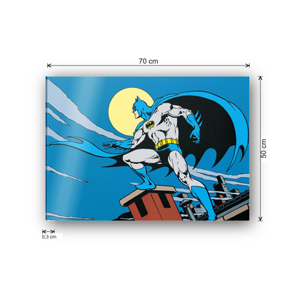 Homage to Batman - Gotham City cm 70x50 - misure