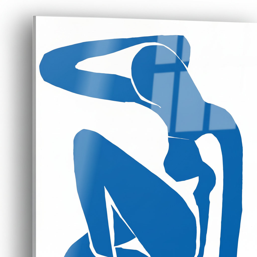 Homage to Matisse - Nu Blue I 1952 - cm 50x70 - Pannello Acrilico