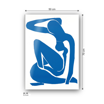 Homage to Matisse - Nu Blue I 1952 cm 50x70 - misure