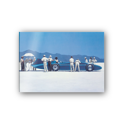 Homage to Vettriano - Bluebird At Bonneville cm 70x50