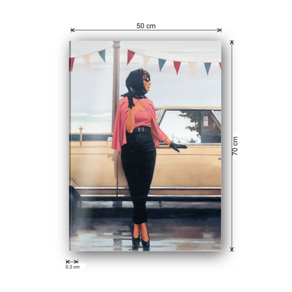 Homage to Vettriano - Suddenly One Summer cm 50x70 - misure