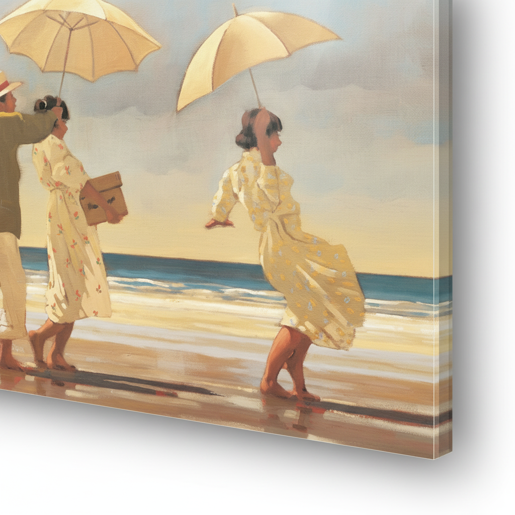 Homage to Vettriano - The Picnic Party - cm 70x50 - Pannello Acrilico