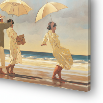 Homage to Vettriano - The Picnic Party - cm 70x50 - Pannello Acrilico