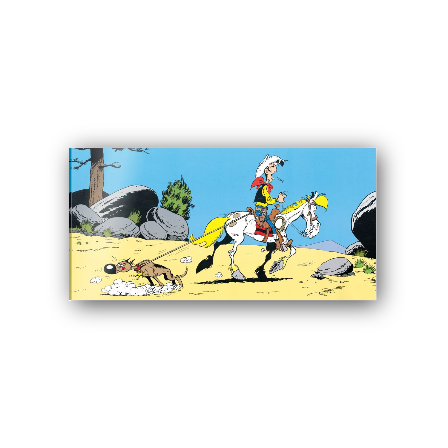 Homage to Lucky Luke e Ran Tan Plan cm 100x50