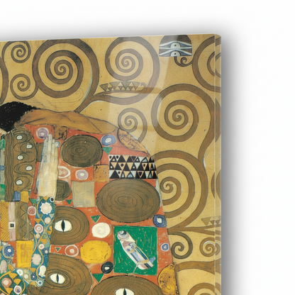 Homage to Klimt - Embrace - cm 50x50 - Pannello Acrilico