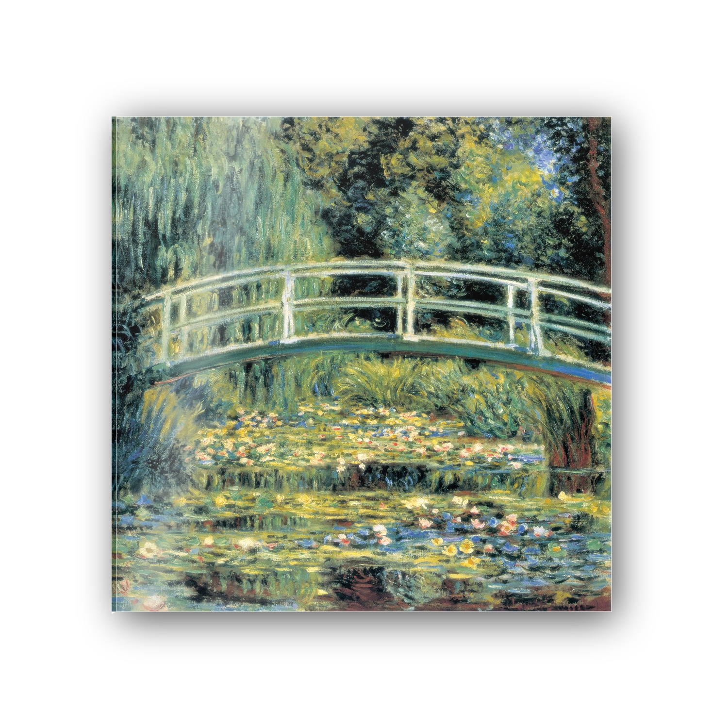 Homage to Monet - Le Pont Japonais cm 50x50