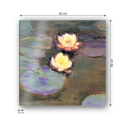 Homage to Monet - Nimpheas cm 50x50 - misure
