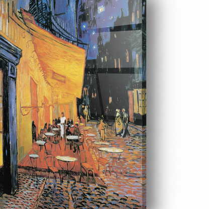 Homage to Van Gogh - Le Café de nuit - cm 50x70 - Pannello Acrilico