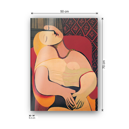 Homage to Picasso - The Dream cm 50x70 - misure